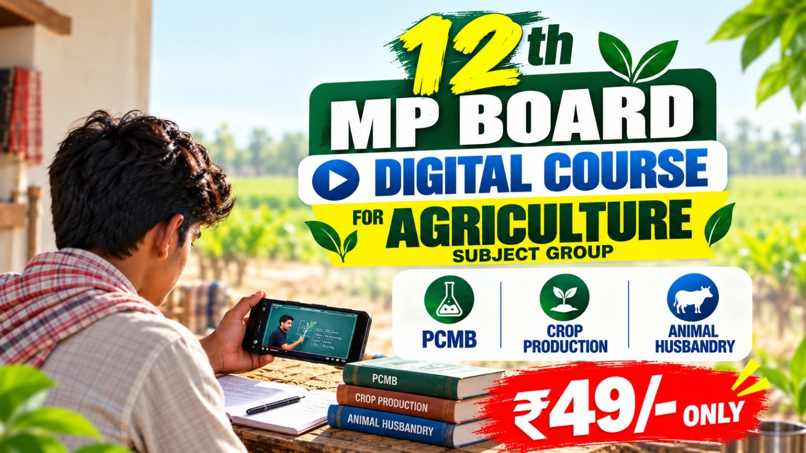 MGCI Digital Course for Class 12th Agriculture